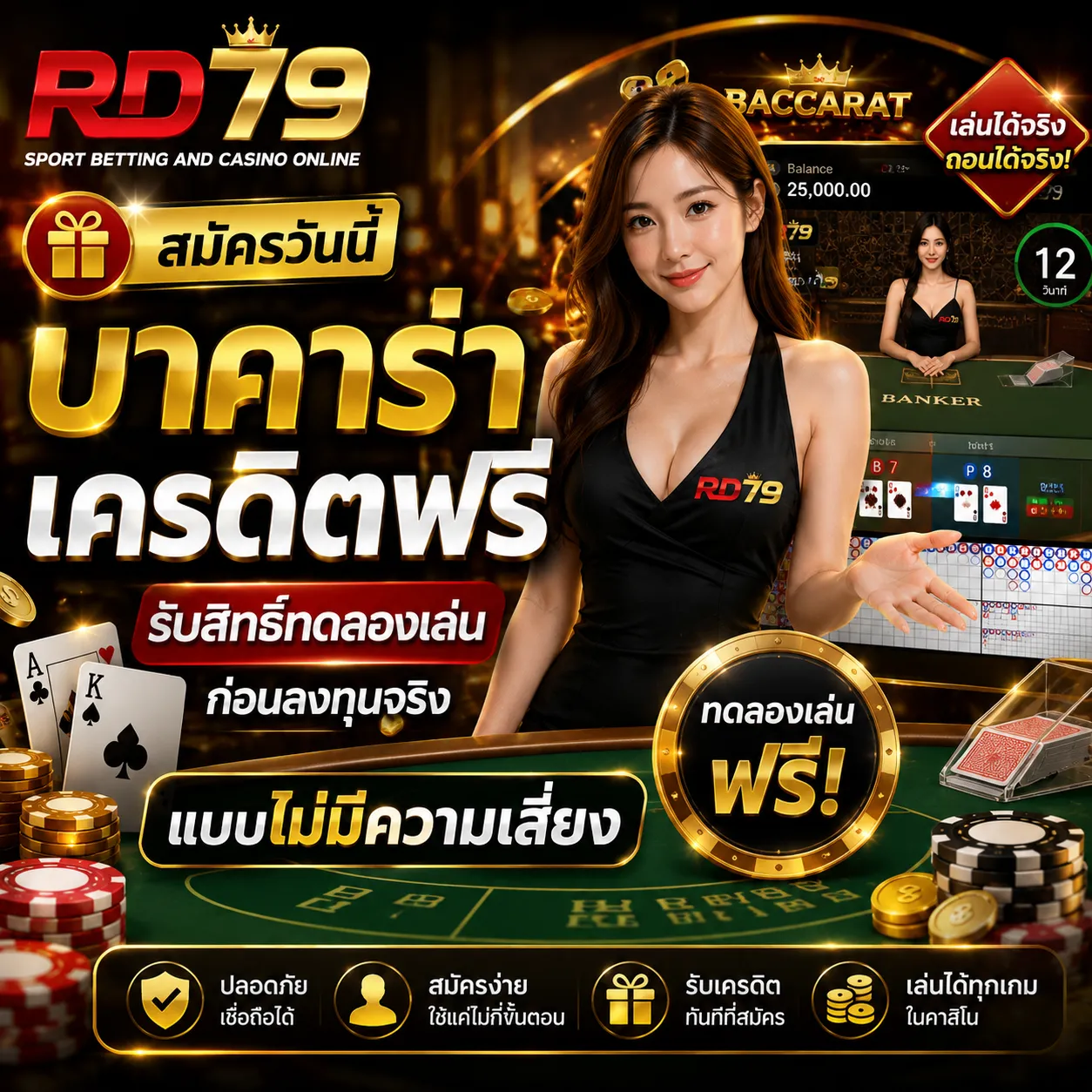 RD79 บาคาร่า เครดิตฟรี